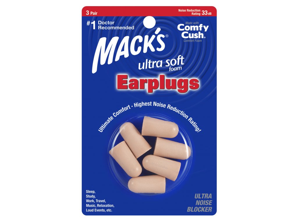 Špunty do uší Mack's Ultra Soft Množství: 1 pár (obrázek 8)