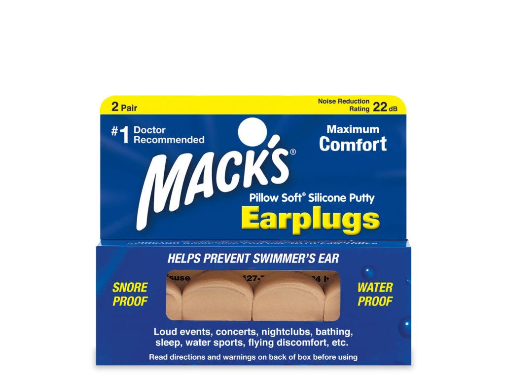 Levně Špunty do uší na spaní Mack's Snoozers® Množství: 2 páry