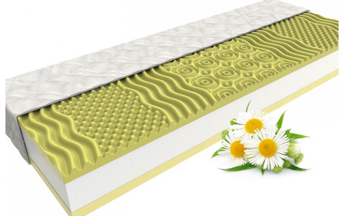 Levně MPO Matrace Matrace MPO Camomillo Comfort 1+1 zdarma + polštář zdarma Rozměr: 100x200 cm, Potah: Aloe Vera