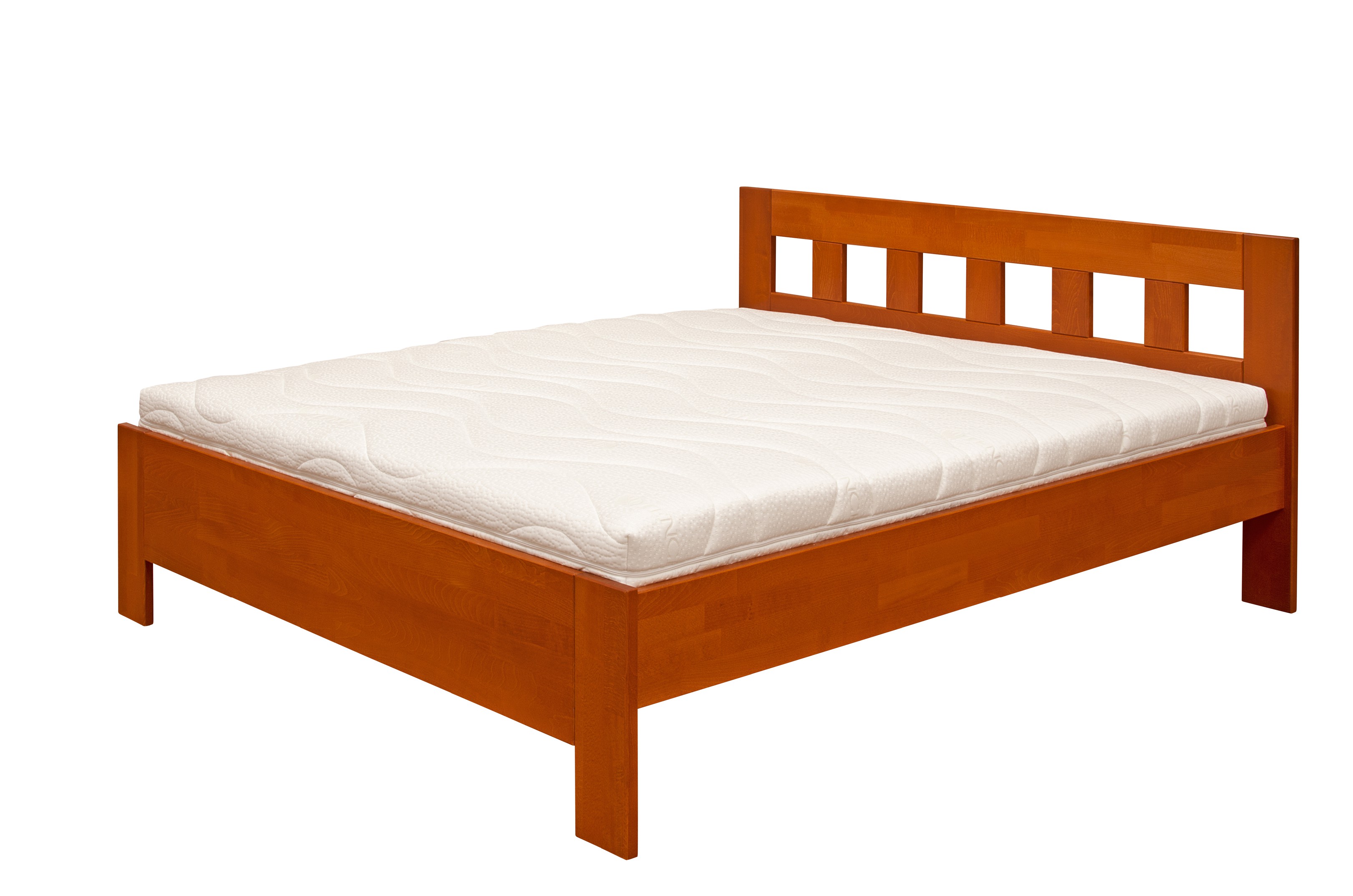 Levně Postel Purtex Poppy Rozměr: 160x200 cm, Materiál: Buk, Moření: Bílá