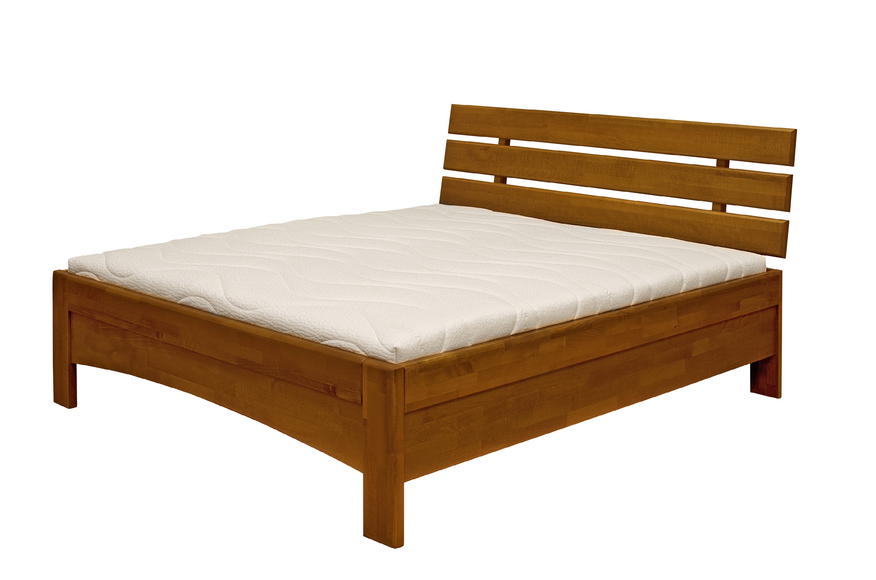 Levně Postel Purtex Ava Rozměr: 180x200 cm, Materiál: Buk, Moření: Bílá
