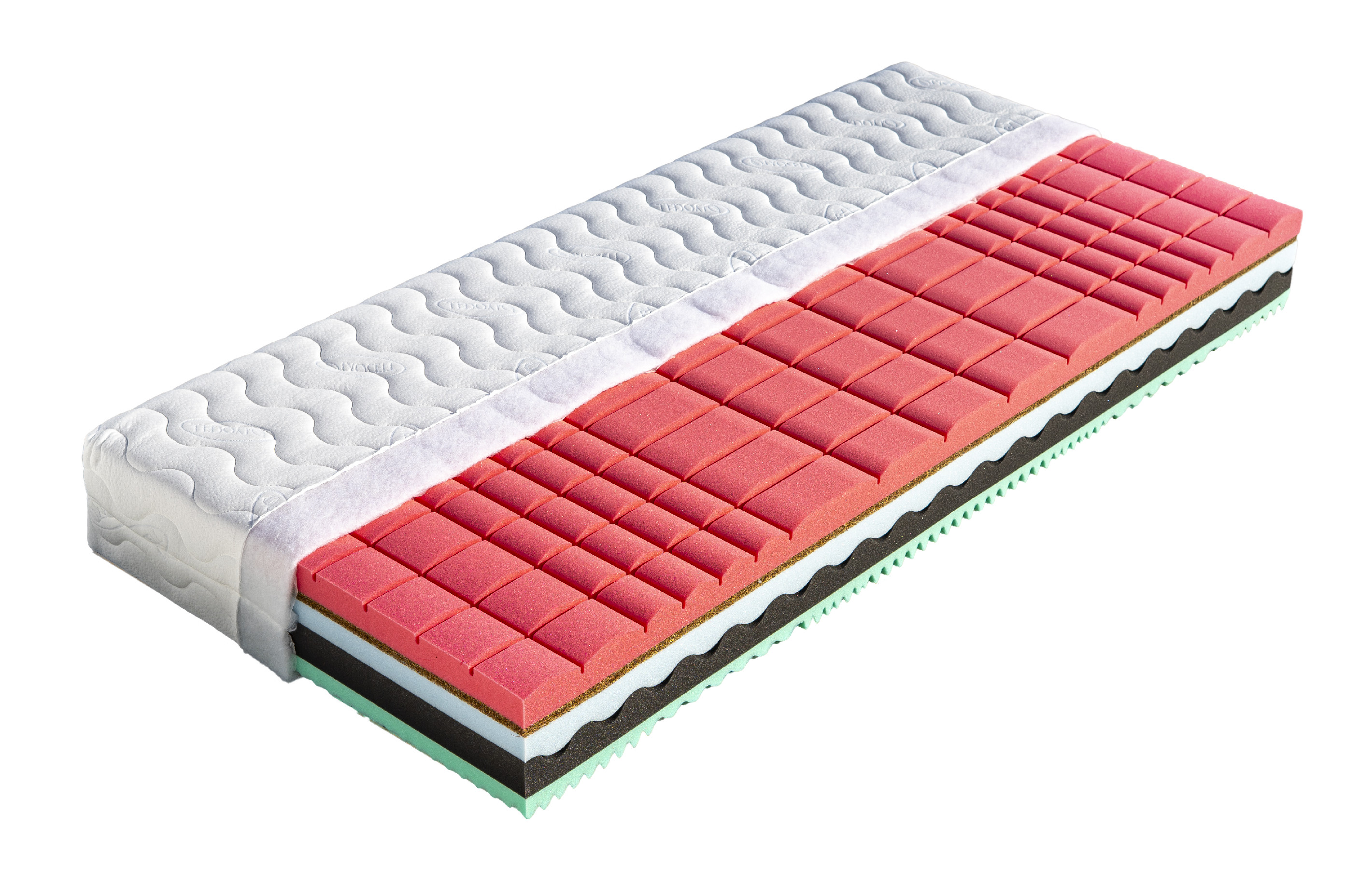 Levně Zdravotní matrace Dřevočal Renata + polštář zdarma Rozměr: 100x200 cm, Potah: Aloe Vera