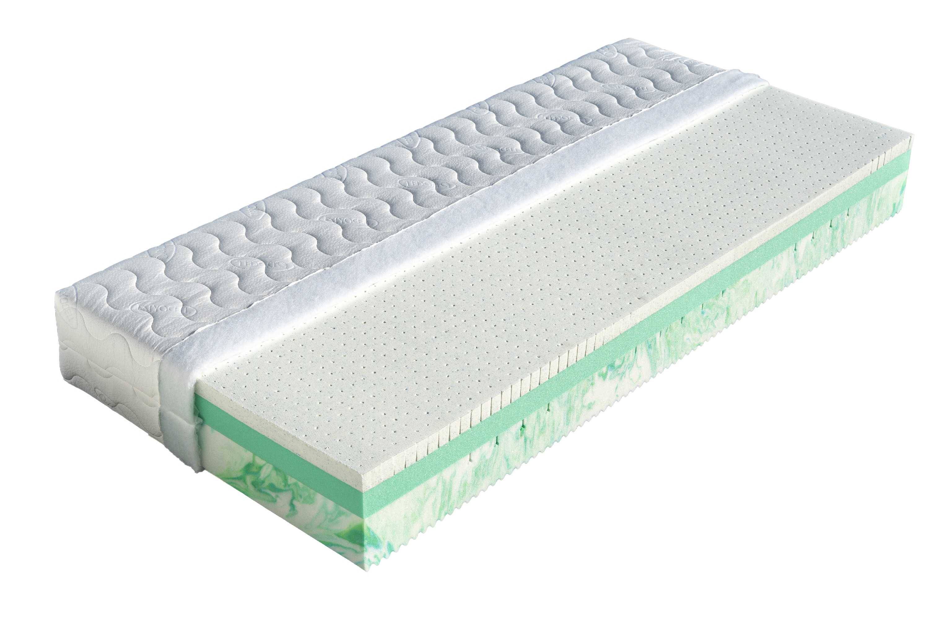 Levně Zdravotní matrace Dřevočal Andros + polštář zdarma Rozměr: 100x200 cm, Potah: Aloe Vera