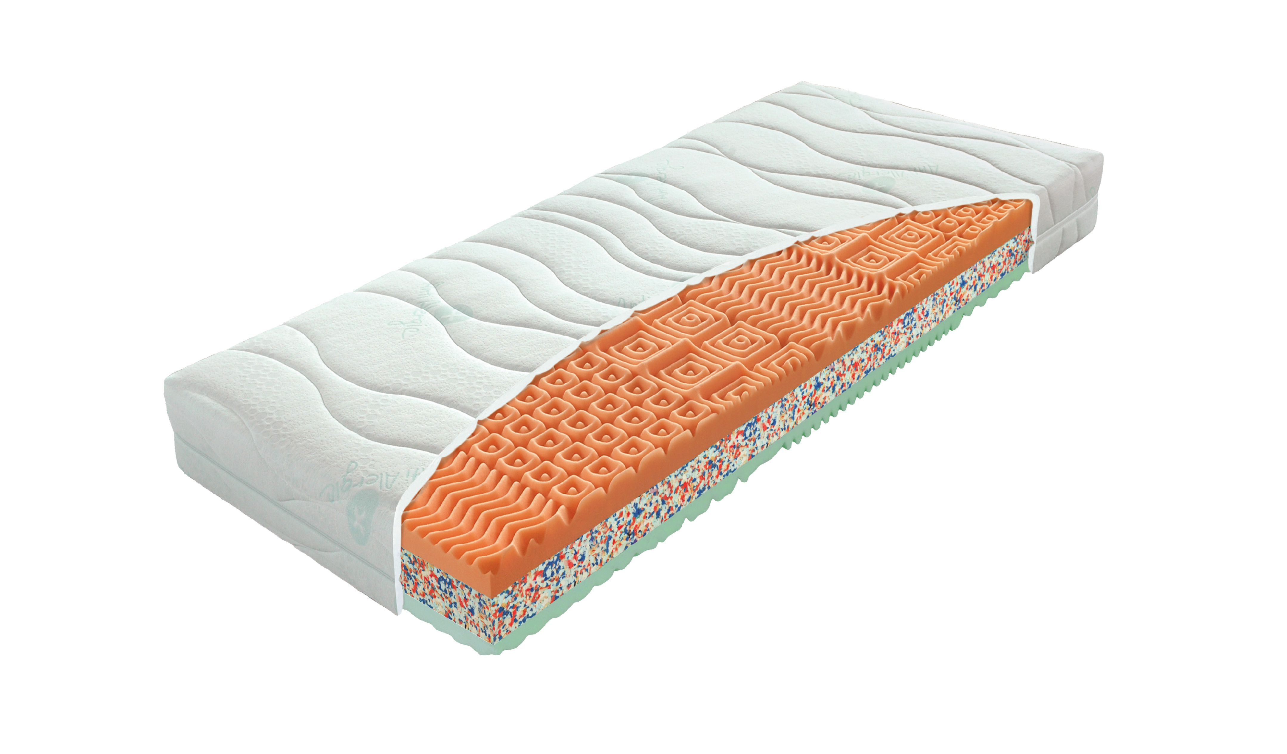 Levně Materasso Zdravotní matrace LOTUS Rozměr: 100x190 cm, Výška matrace: 16 cm
