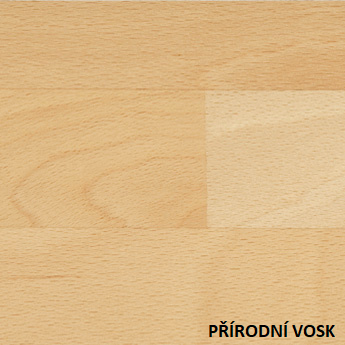 Postel BMB Viola - Masivní Buk Rozměr: 90x200 cm, Moření: 07 - Vosk