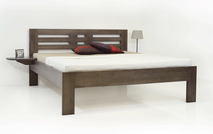 Levně Postel GWdesign Klára Rozměr: 140x200 cm, Moření: Buk-B0