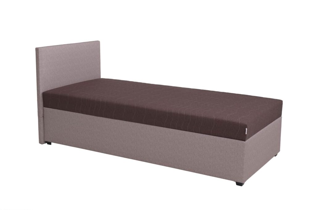 Polohovací postel Darko s čelem, úložným prostorem a matrací Rozměr: 80x200 cm, Potahová látka: ALFA8