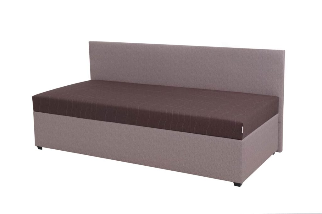 Levně Polohovací postel Darko s čelem, úložným prostorem a matrací Rozměr: 80x200 cm, Potahová látka: ALFA16