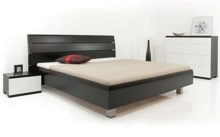 Levně Postel GWdesign Claudia Rozměr: 120x200 cm, Moření: Buk-B0