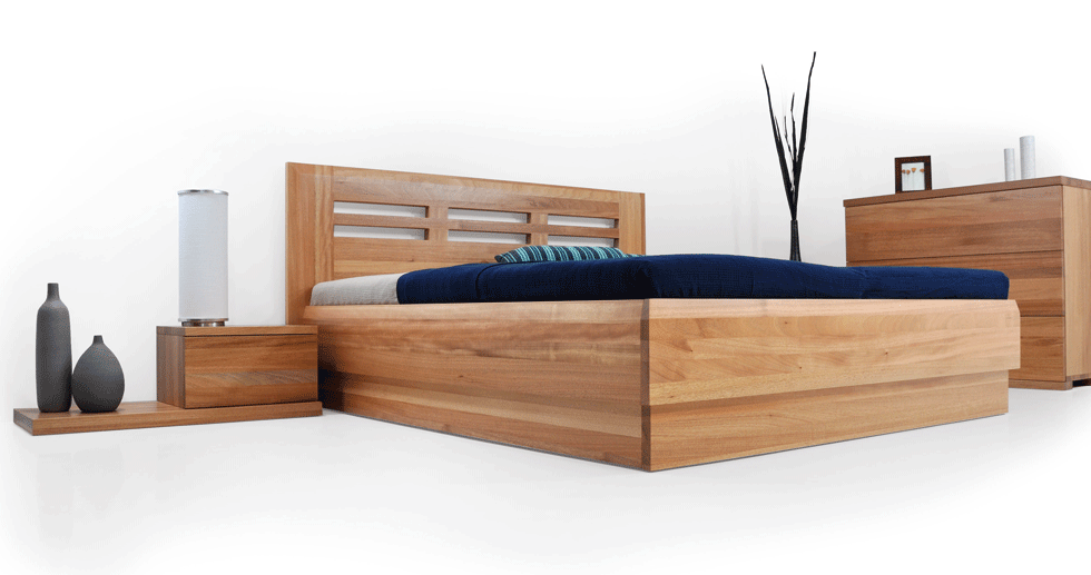 Levně Postel GWdesign Cora s úložným prostorem Rozměr: 140x200 cm, Moření: Buk-B0