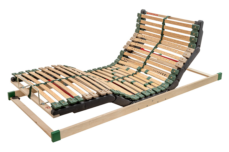 Lamelový polohovací rošt Ahorn Portoflex Motor Quattro Memory s bezšňůrovým ovládáním Rozměr: 80x190 cm