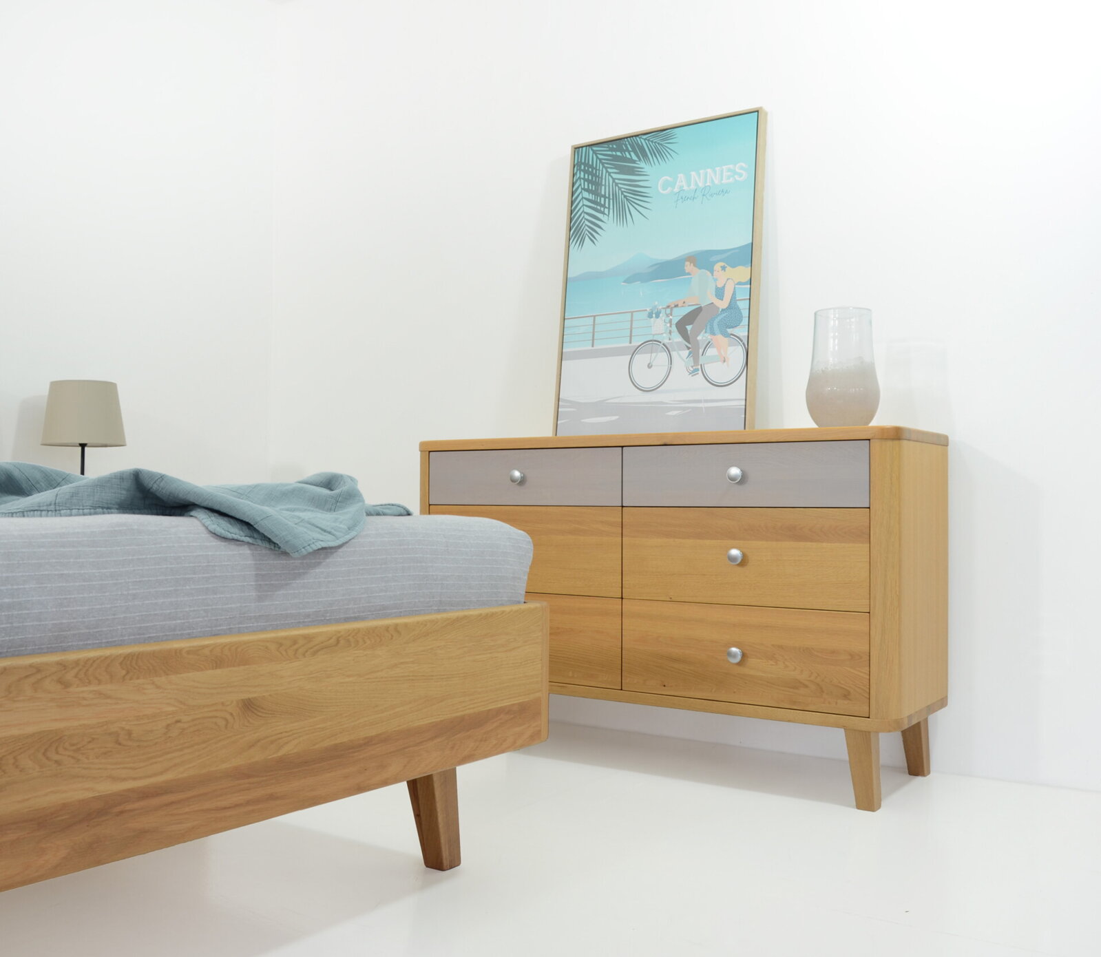 Postel GWdesign Nina Rozměr: 90x200 cm, Moření: Buk-B0 (obrázek 3)
