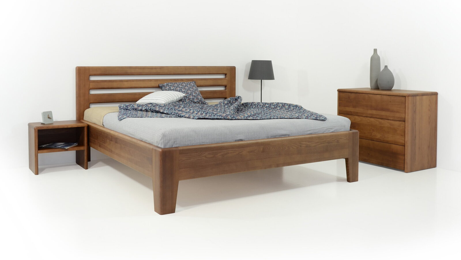 Postel GWdesign Heda Rozměr: 90x200 cm, Moření: Buk-B0 (obrázek 3)