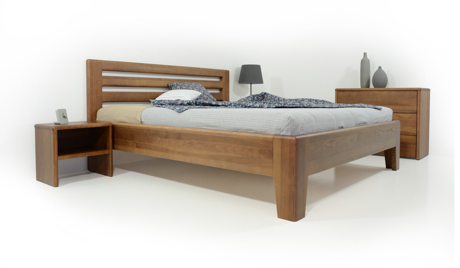 Postel GWdesign Heda Rozměr: 90x200 cm, Moření: Buk-B0 (obrázek 4)