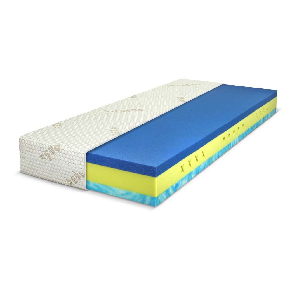 Levně Zdravotní matrace Řešeto Hypersoft X Visco Rozměr: 100x190 cm
