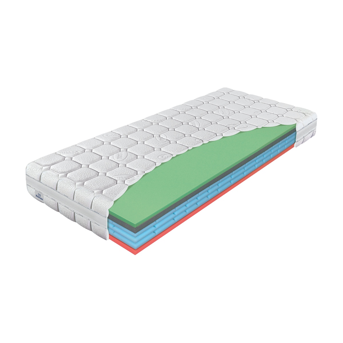 Levně Zdravotní matrace Materasso Airspring polargel Rozměr: 100x190 cm