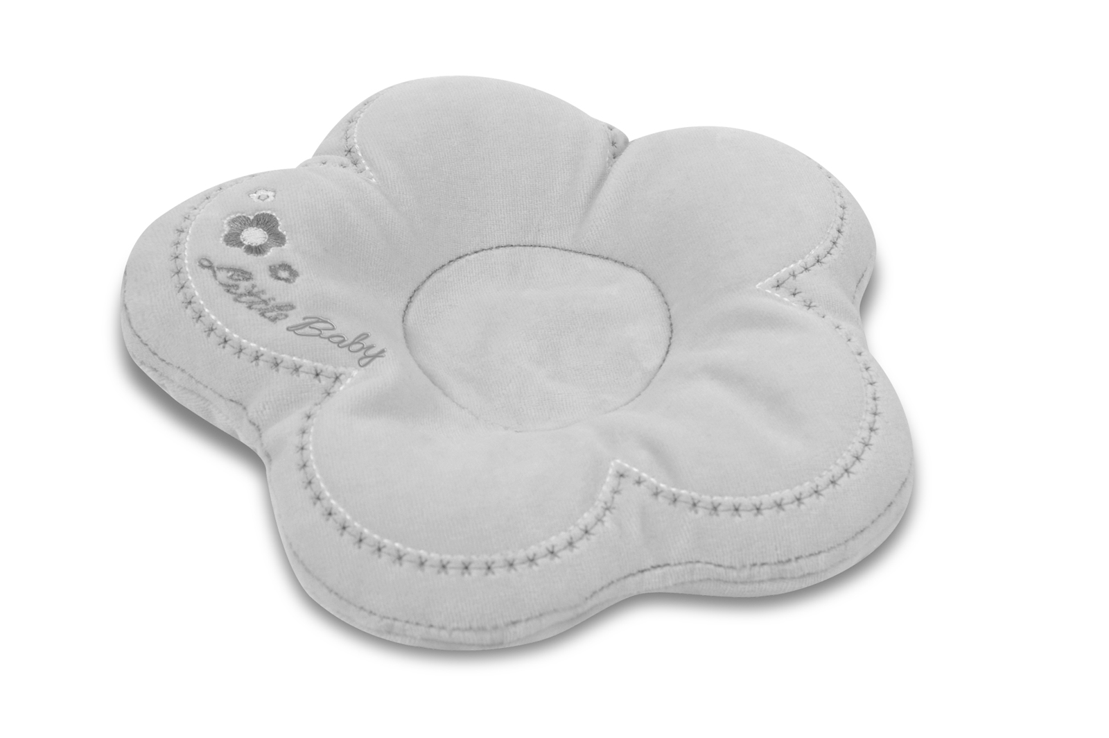 Levně Kojící polštář Baby Matex Flor šedý