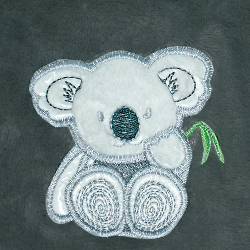 Levně Deka do autosedačky Baby Matex Koala tmavě šedá