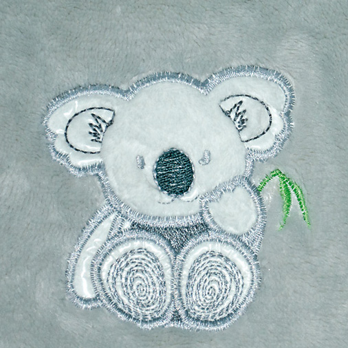 Levně Deka do autosedačky Baby Matex Koala světle šedá