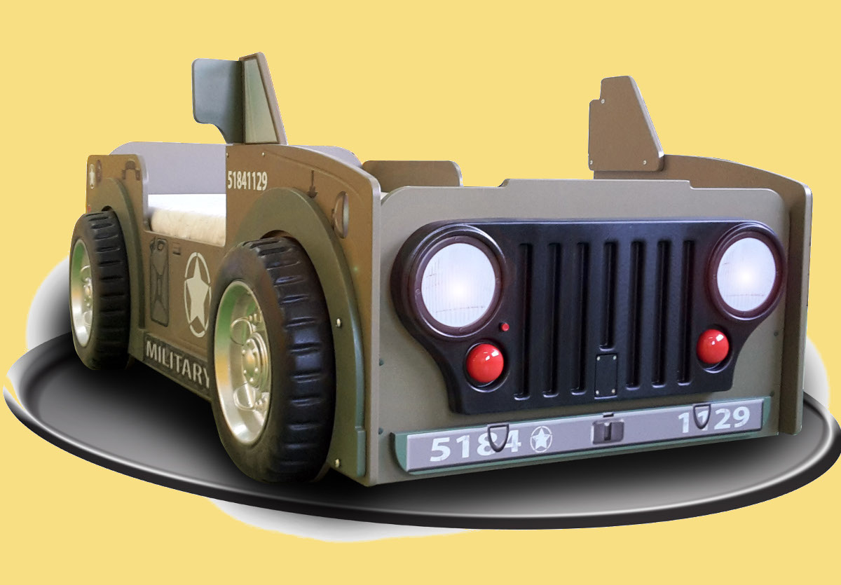 Levně Dětská postel Jeep Army