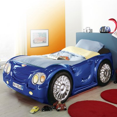 Levně Dětská postel auto Sleepcar modrá