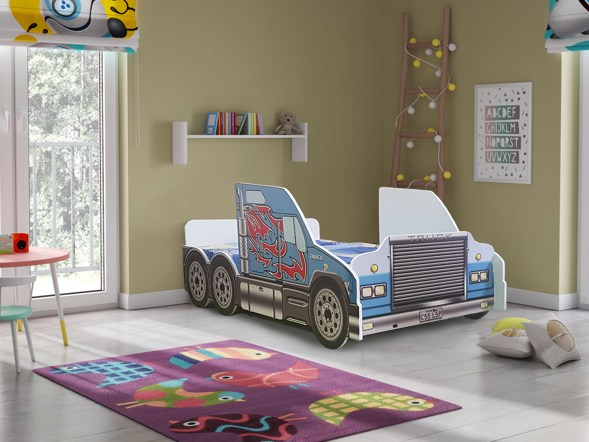 Levně Dětská auto postel Truck