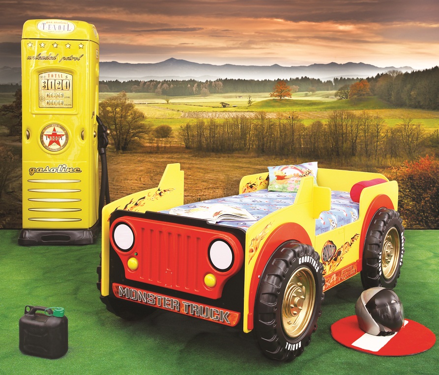 Levně Dětská auto postel Monster truck