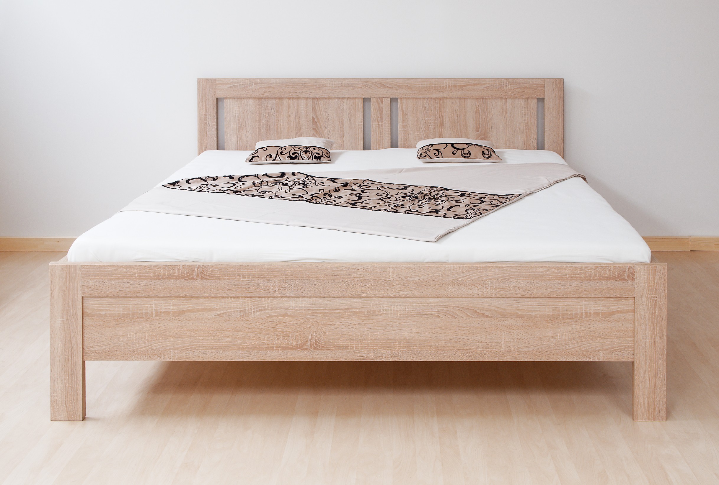 Postel BMB Karlo night - Masivní buk Rozměr: 90x200 cm, Provedení rohů: Rovné, Moření: 71 - Lak (obrázek 3)