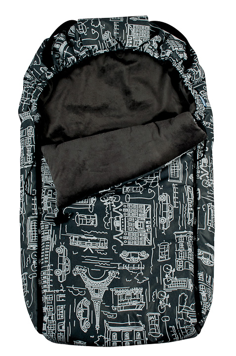 Levně Fusak Baby Matex Cocoon černý