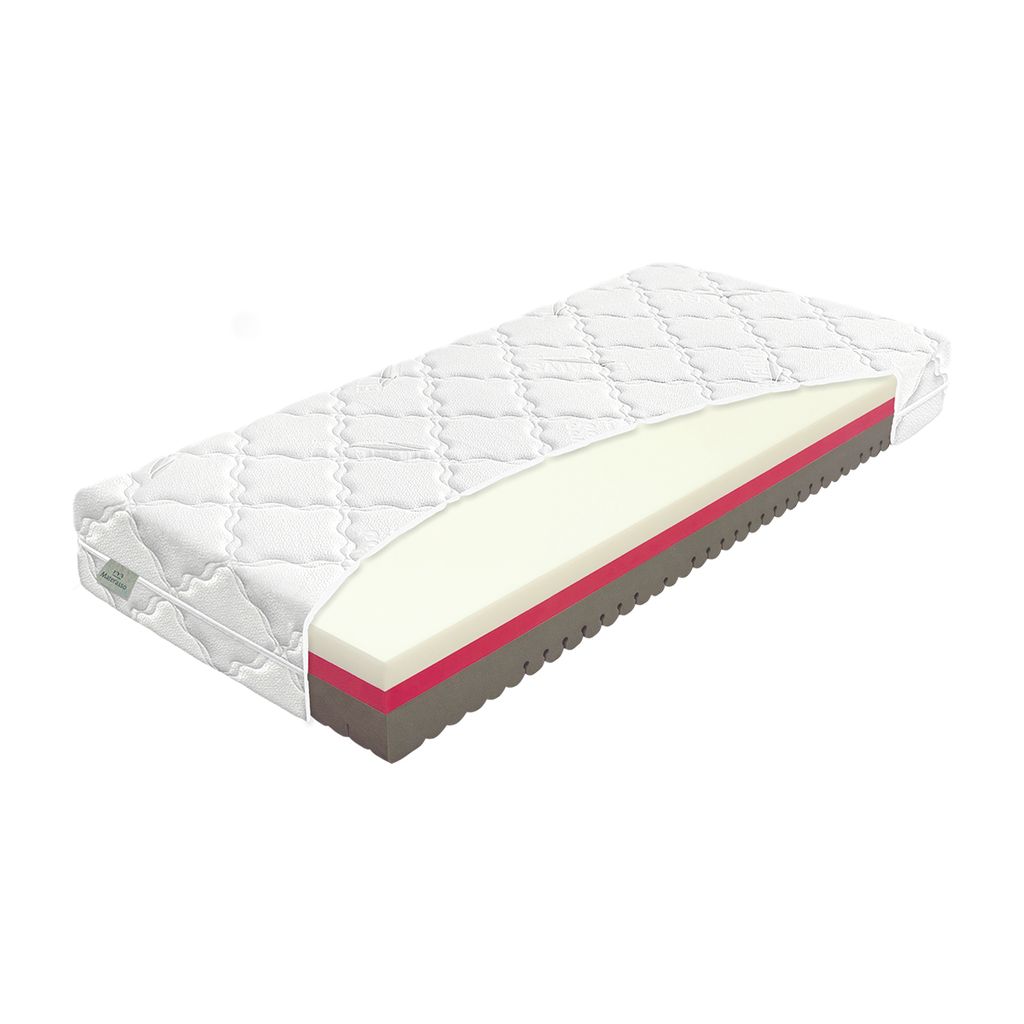 Levně Materasso comfort antibacterial oliva Rozměr: 100x190 cm, Potah: Oliva