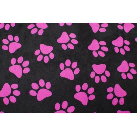 Pelíšek pro psa Purtex Falco Rozměr: 60x45 cm, Varianta: černo-fialový