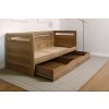 Postel TANDEM KLASIK s vysokými čely - IMITACE DŘEVA