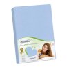 prosteradlo jersey svetle modra 100x200 cm
