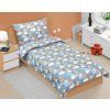 povleceni bavlnene junior medvidek v letadle 140x200 70x90 cm