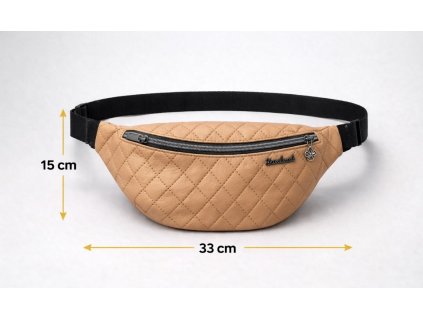 Ledvinka přes rameno, světle hnědá