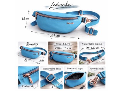 Ledvinka přes rameno, kůže