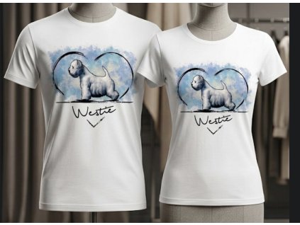 Tričko Westie, dámské
