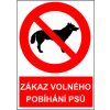 Zákaz volného pobíhání psů