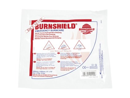 Rouška na popáleniny BURNSHIELD Hydrogel obličejová maska