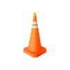 collapsible traffic cone with led flashing light