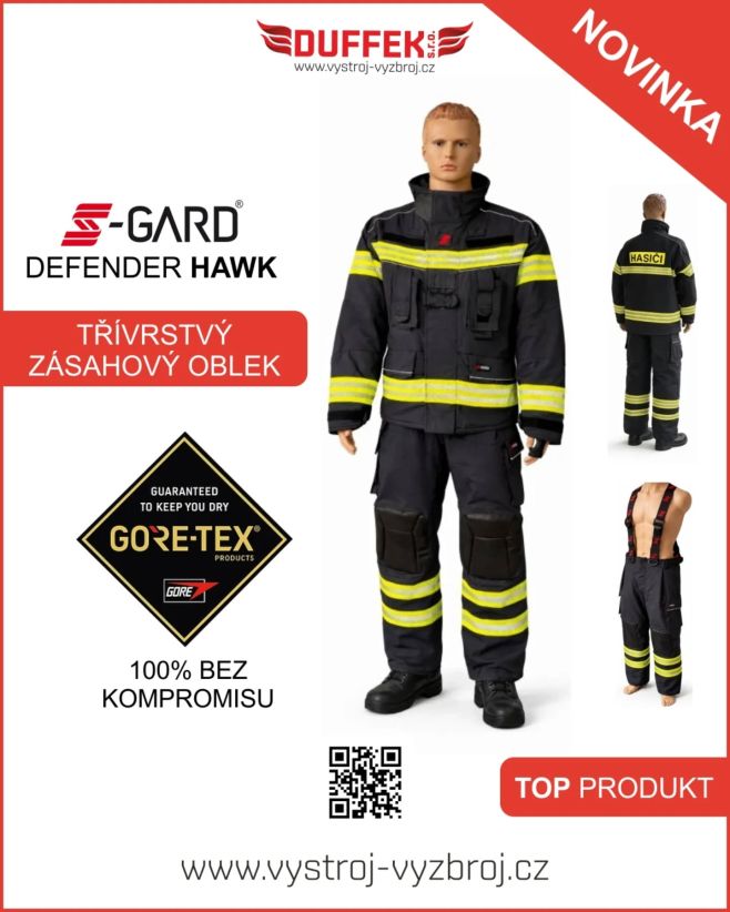 Nový S-GARD třívrstvý, zásahový oblek ve 100% Gore-tex provedení 😎👍🚒 #hasici #hasicky #zasahy #bezpeci #kvalita