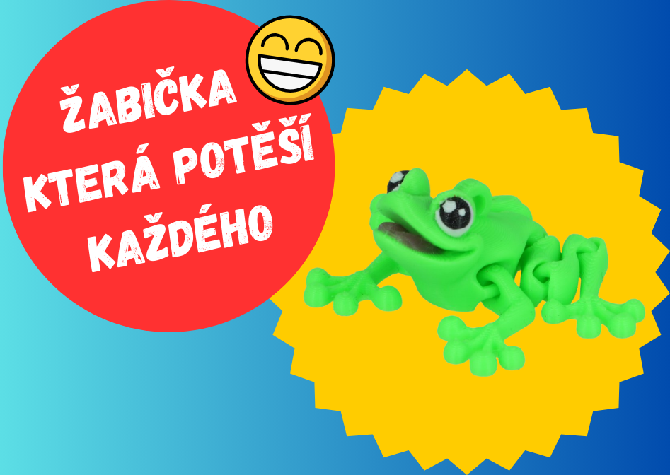 3D tištěná Žabička která potěší každého