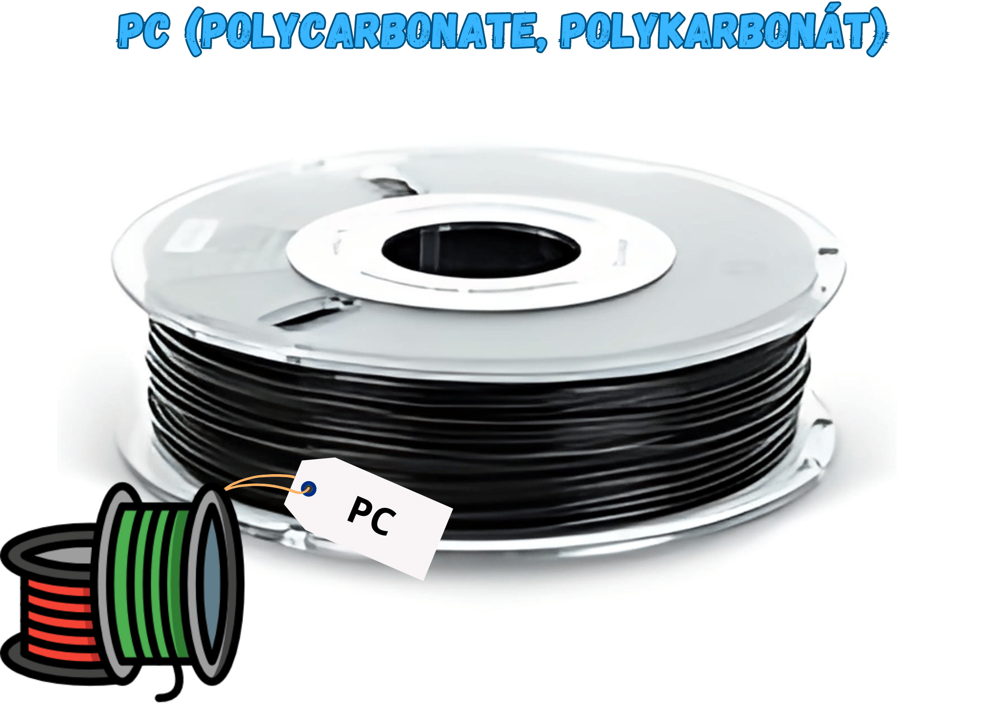 PC - Polykarbonát - filament