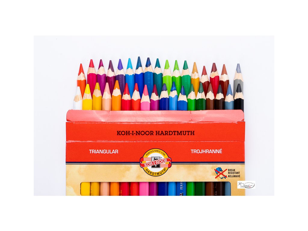 Triocolor pastelky 36 barev - Výtvarné potřeby Kreativ