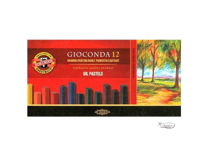 Gioconda 12 Oil Pastels