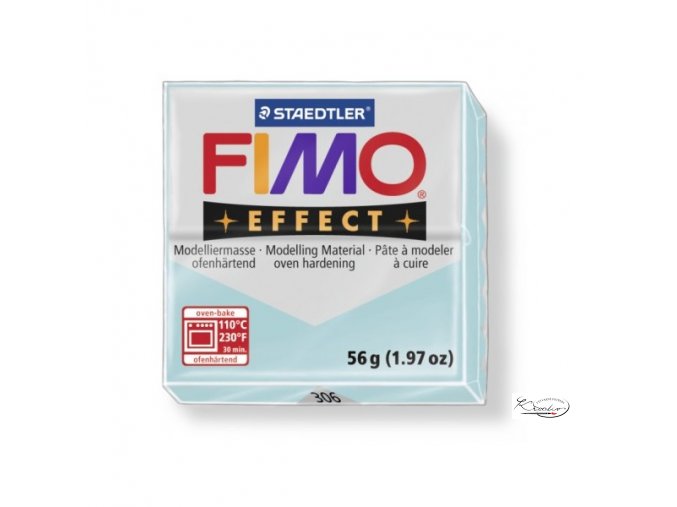 Fimo hmota Effect 56g - 306 Ledově modrý krystal