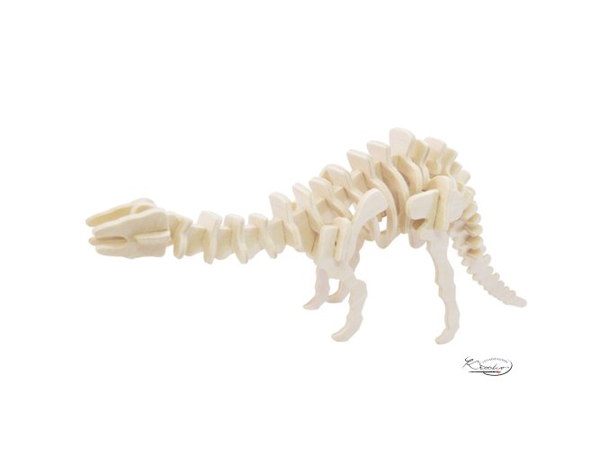 Dřevěná skládačka 3D puzzle - Apatosaurus