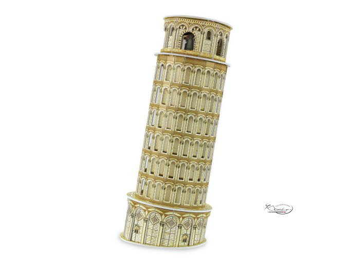 Dřevěná skládačka 3D puzzle - The Tower of Pisa