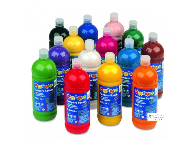 Tempera školní Primo 1000 ml - 730 Burnt Sienna