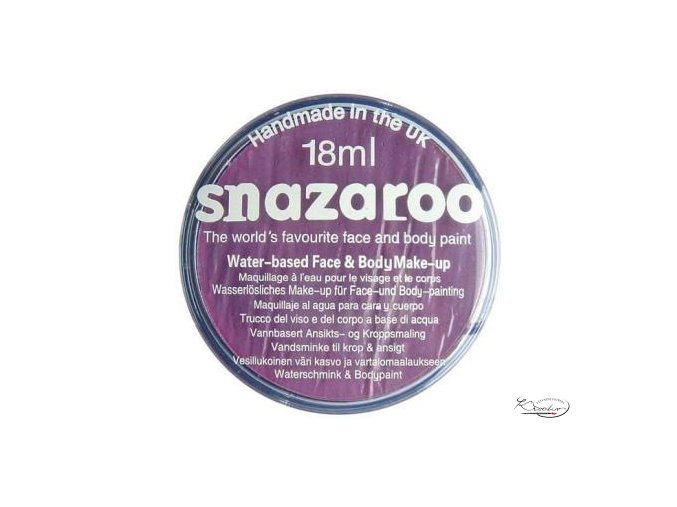 Barva na obličej Snazaroo 18ml - 877 Fialová